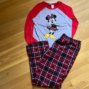 Disney Minnie Mouse PJs with fleece pants